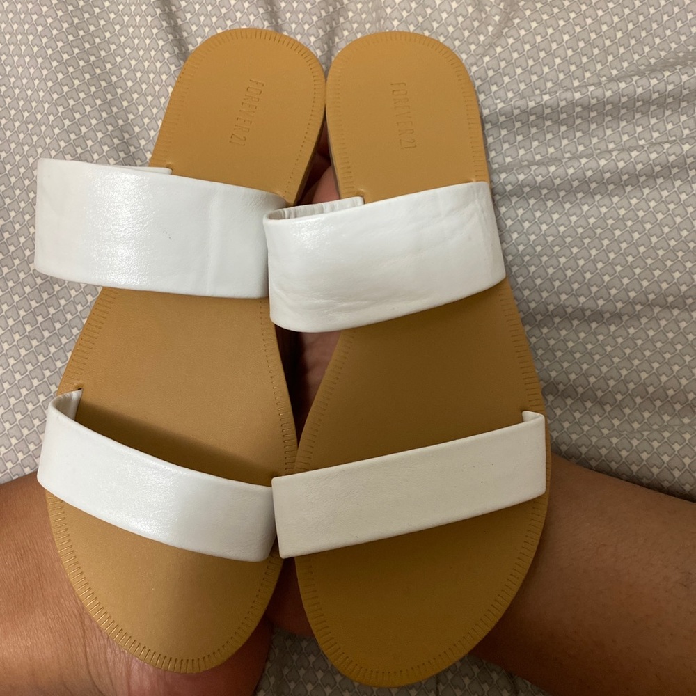 White Strappy Sandals